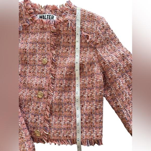 Walter Baker Multicolor Tweed Blazer - Picture 10 of 13